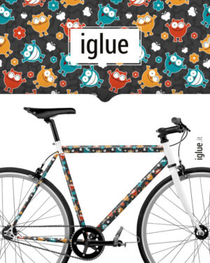 kit adesivo per bicicletta gatti - iglue